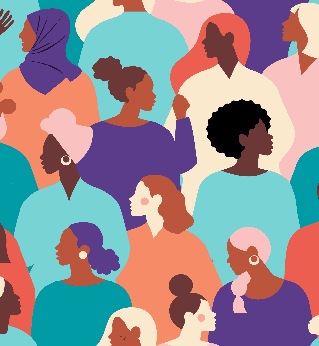 illustration of women and diversity